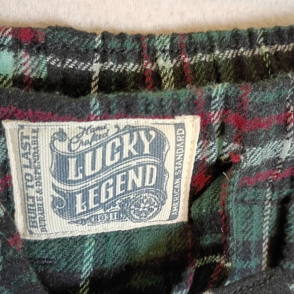 Lucky Brand pajama plaid gorpcore